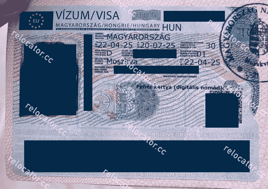 D-visa Hungary | Д-Виза Венгрии (Цифровой кочевник)